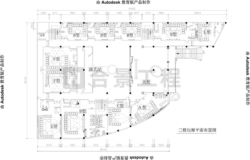 豪門夜焰KTV裝修效果圖